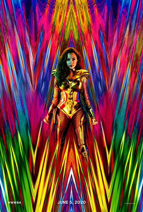 First official poster for Wonder Woman 1984 - personal makeup artist to Gal Gadot